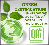 QAI green certification banner